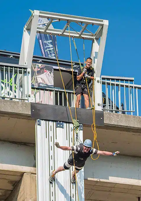 Wallrunning an der Rappbodetalsperre