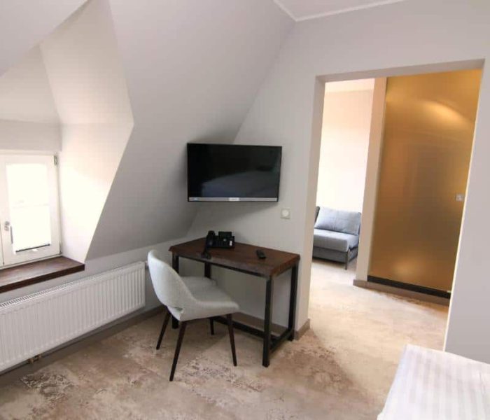 Arbeiten im Harz an den Schreibtischen der Superior Doppelzimmer Viktoria