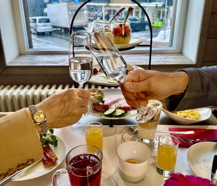Frühstück in StrandBerg´s Restaurant