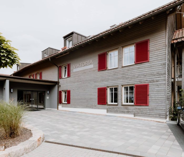 Das Bachhaus des Designhotel Viktoria ruhig am Kurpark gelegen.