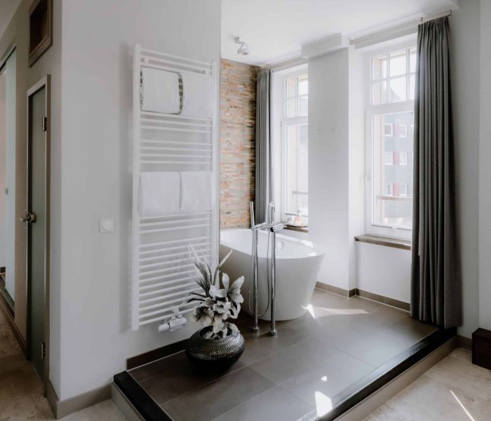 Freistehende Badewanne für ein Wellness-Erlebnis zentral in Braunlage