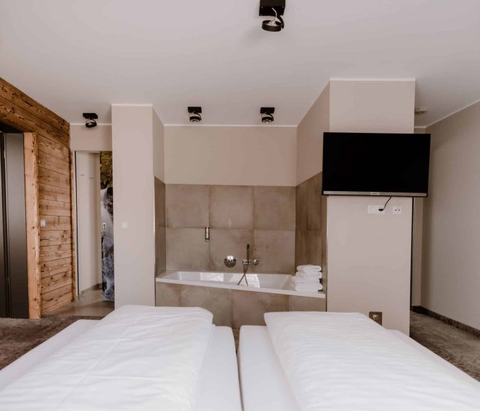 Badewanne im Schlafzimmer